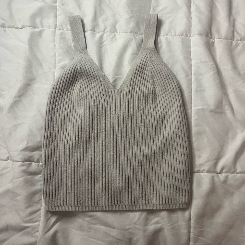 Abercrombie and fitch ribbed crop top cami - soft collection
